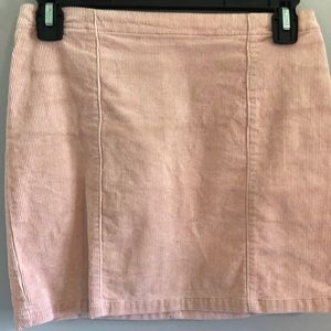 Pink ripped forever 21 mini skirt